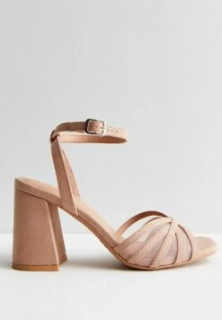 New Look Block- Sandalen Met Hoge Hak - Pale Pink -Deals Shoes Store c3f4b4824642453488e15ba52784a333