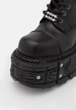 NEW ROCK Unisex - Enkellaarsjes Met Hoge Hak - Black 11 NEW ROCK Unisex - Enkellaarsjes Met Hoge Hak - Black -Deals Shoes Store c6d8582aba7b441aa60bf08e810cce3e