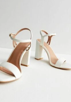 New Look 2 Part Block - Sandalen - White -Deals Shoes Store ca7bde3f3ba6469cb837ac9718971d66