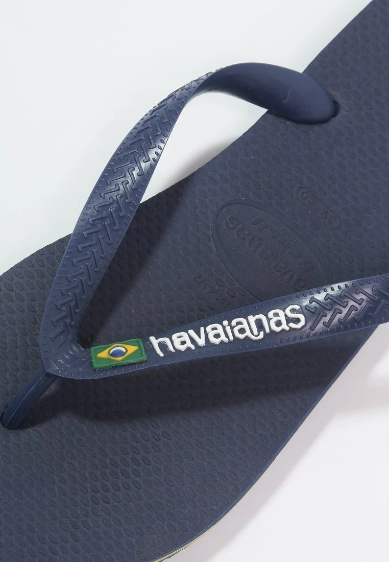 Havaianas Flip Flop Brasil Logo - Teenslippers - Navy Blue 6 Havaianas Flip Flop Brasil Logo - Teenslippers - Navy Blue - Image 6