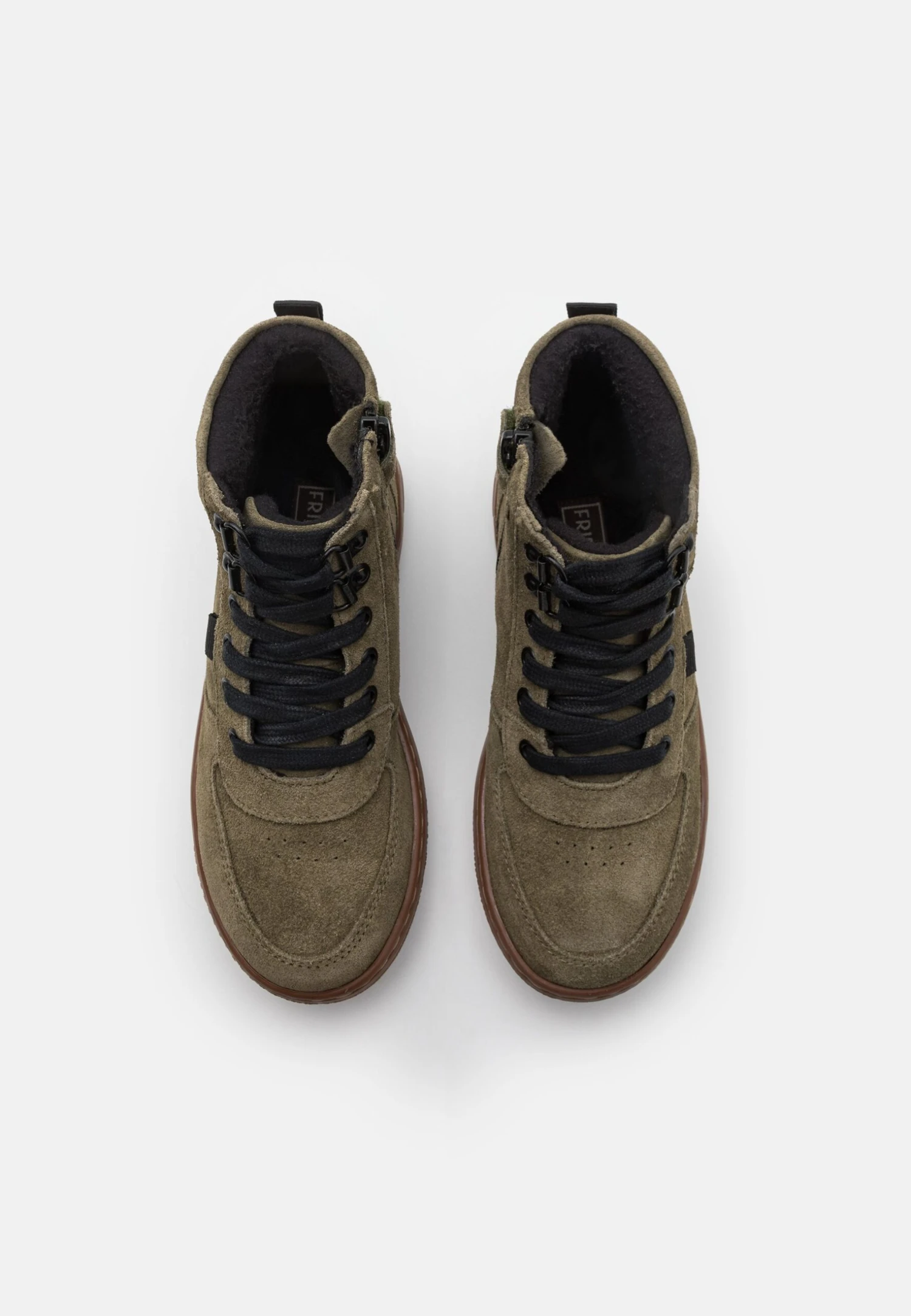 Friboo Leather - Veterboots - Khaki 4 Friboo Leather - Veterboots - Khaki - Image 4