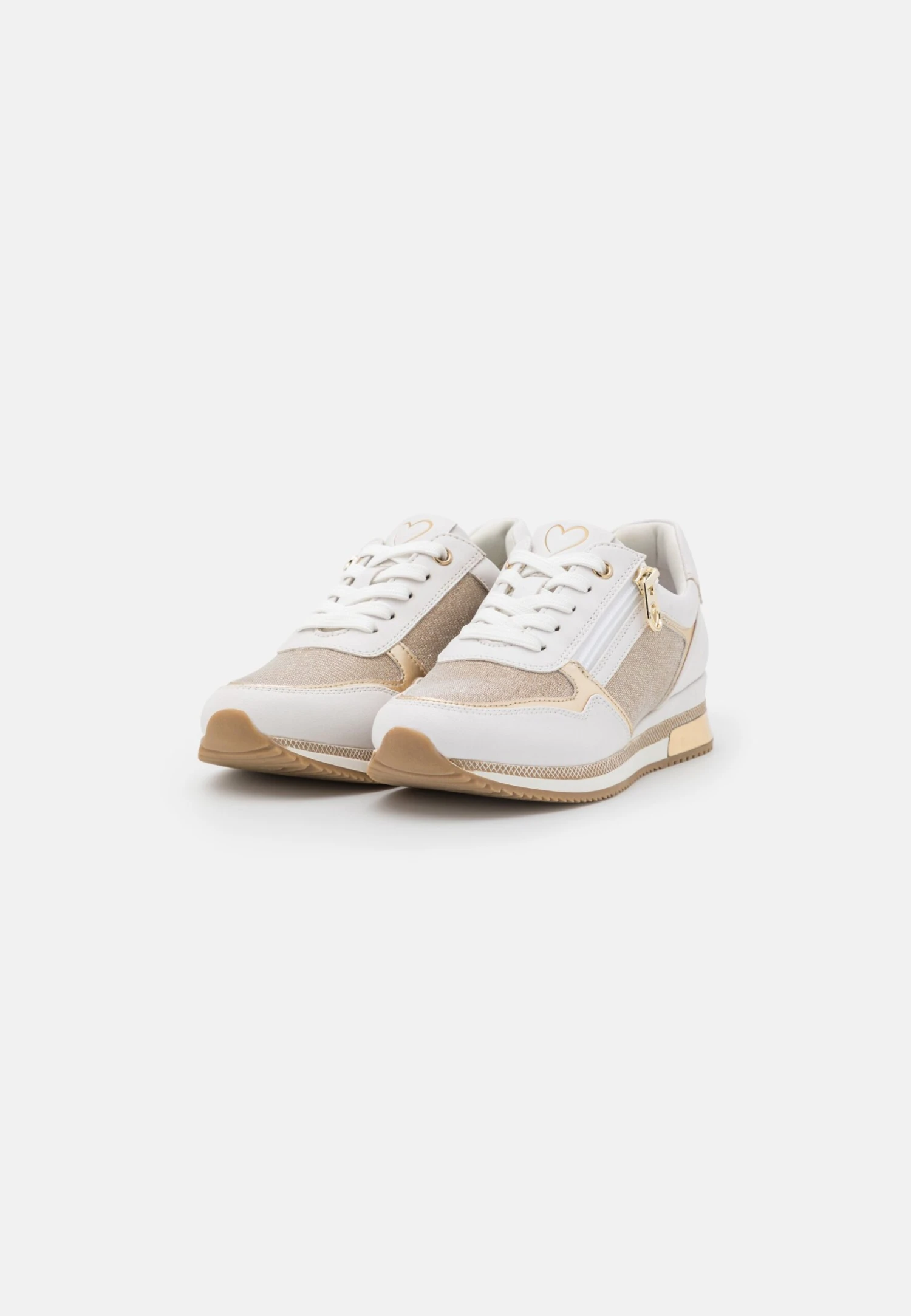 Marco Tozzi Sneakers Laag - White/Gold 3 Marco Tozzi Sneakers Laag - White/Gold - Image 3