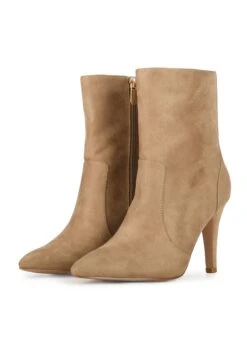 Taverne Met Hak - Enkellaarsjes Met Hoge Hak - Sand 8 Taverne Met Hak - Enkellaarsjes Met Hoge Hak - Sand -Deals Shoes Store d5730f697813419eb02a0605de9a66c9