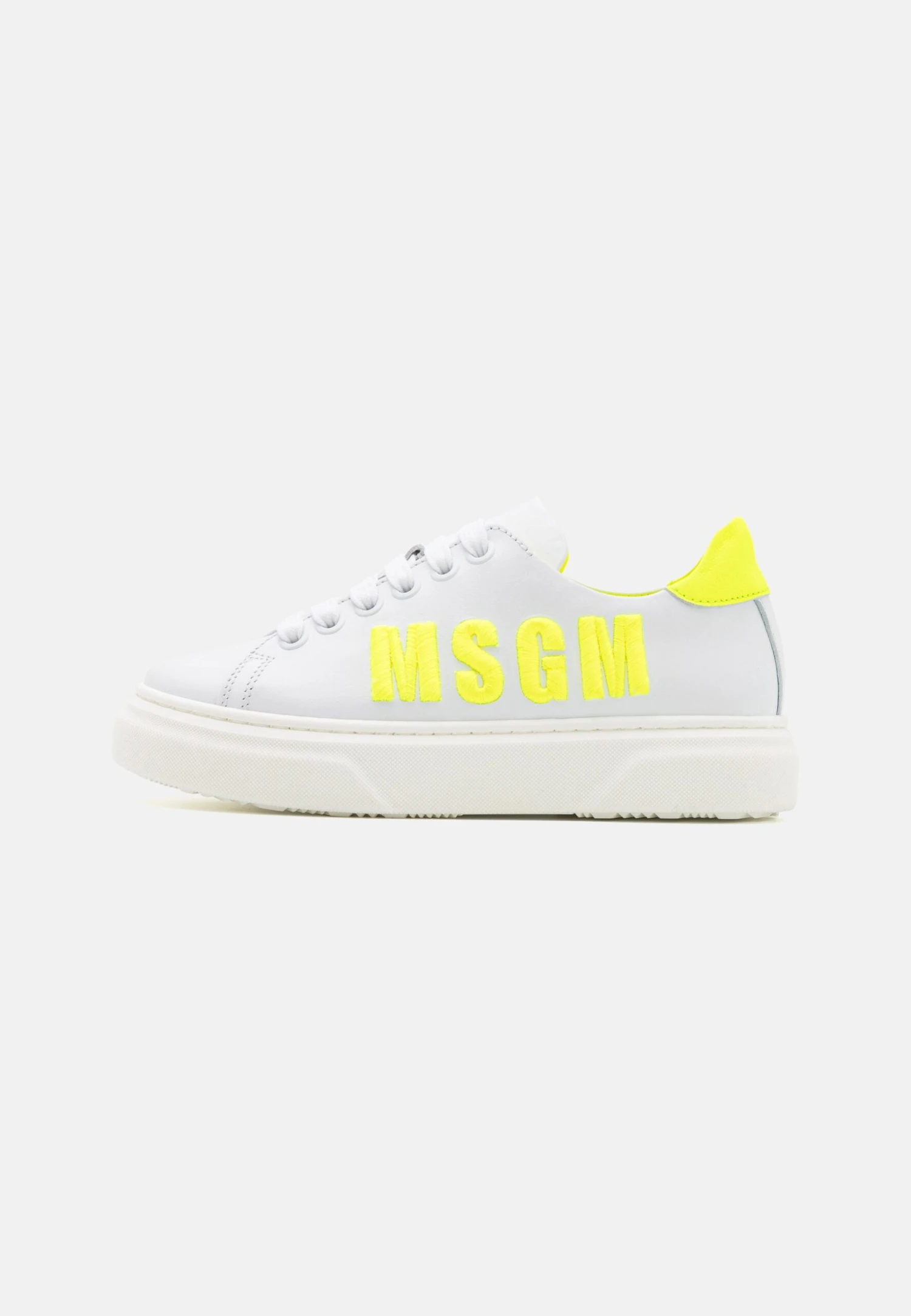 MSGM Unisex - Sneakers Laag - White/Yellow 1 MSGM Unisex - Sneakers Laag - White/Yellow