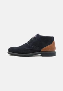 Bugatti Monitore - Veterschoenen - Dark Blue/Cognac
