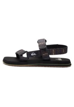 Quiksilver Monkey Caged - Sandalen - Black Blue Green