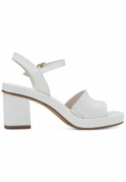 Tamaris Sandalen Met Plateauzool - White Leather -Deals Shoes Store d8595f852dfb4a968f35528c43dff8c6