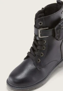 Tom Tailor Licence Gefütterte- Cowboy-/Bikerlaarsjes - Black -Deals Shoes Store d9aa2e11b5b84defabe555963d846b4d