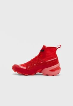 MM6 Maison Margiela Cross High Men - Sneakers Hoog - Fiery Red/Tea Rose/Salsa -Deals Shoes Store da0435ce89334faba3176306c47b93a5