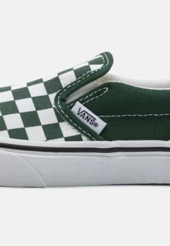 Vans Classic Slip-On Unisex - Sneakers Laag - Dark Green/ White -Deals Shoes Store dd85472996f242e985474253946b0e3d