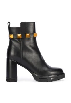 Enkellaarsjes Met Plateauzool - Black