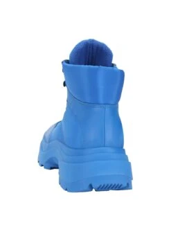 Enkellaarsjes Met Plateauzool - Shine Blue -Deals Shoes Store df9c2ccfd2134d54ada5aa701ce22447