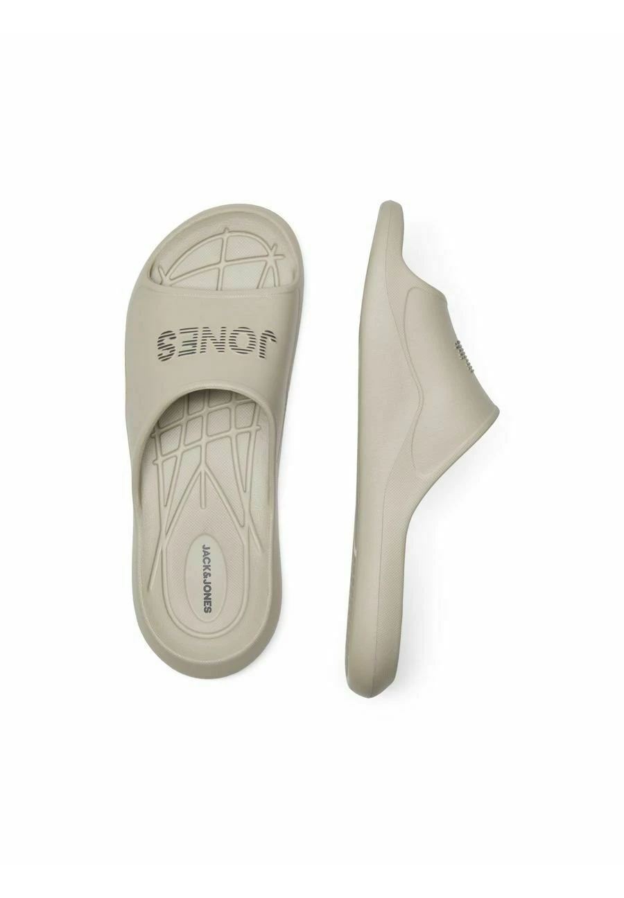 Jack & Jones Jfwgarrix Moulded Slider - Badslippers - Plaza Taupe 4 Jack & Jones Jfwgarrix Moulded Slider - Badslippers - Plaza Taupe - Image 4