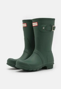 Hunter ORIGINAL Womens Short Boot Vegan - Regenlaarzen - Hunter Green -Deals Shoes Store e57b66ab4ad240118ee166c0eba439f7