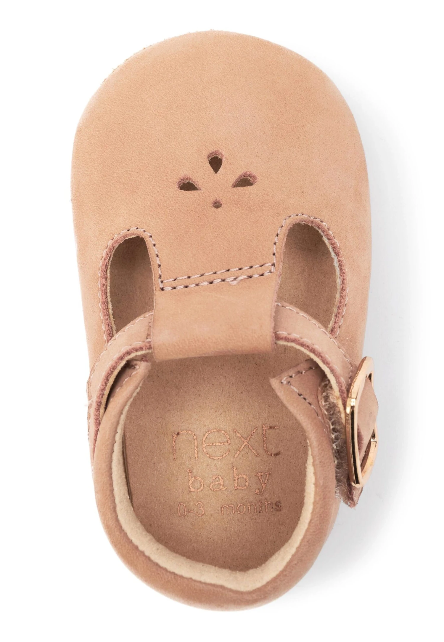 Next Little Luxe T - Bar Pram - Babyschoenen - Tan Brown Leather 1 Next Little Luxe T - Bar Pram - Babyschoenen - Tan Brown Leather