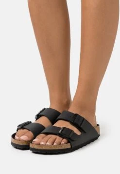 Birkenstock Arizona Bf Triples Narrow - Pantoffels - Black