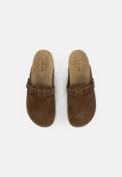 Pier One Leather Unisex - Pantoffels - Brown -Deals Shoes Store e81ec10b1baa426098f203c956f22c98