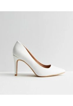 New Look Court- Hoge Hakken - White -Deals Shoes Store e942886ef53544efa98a8d2b7ba3b4b9