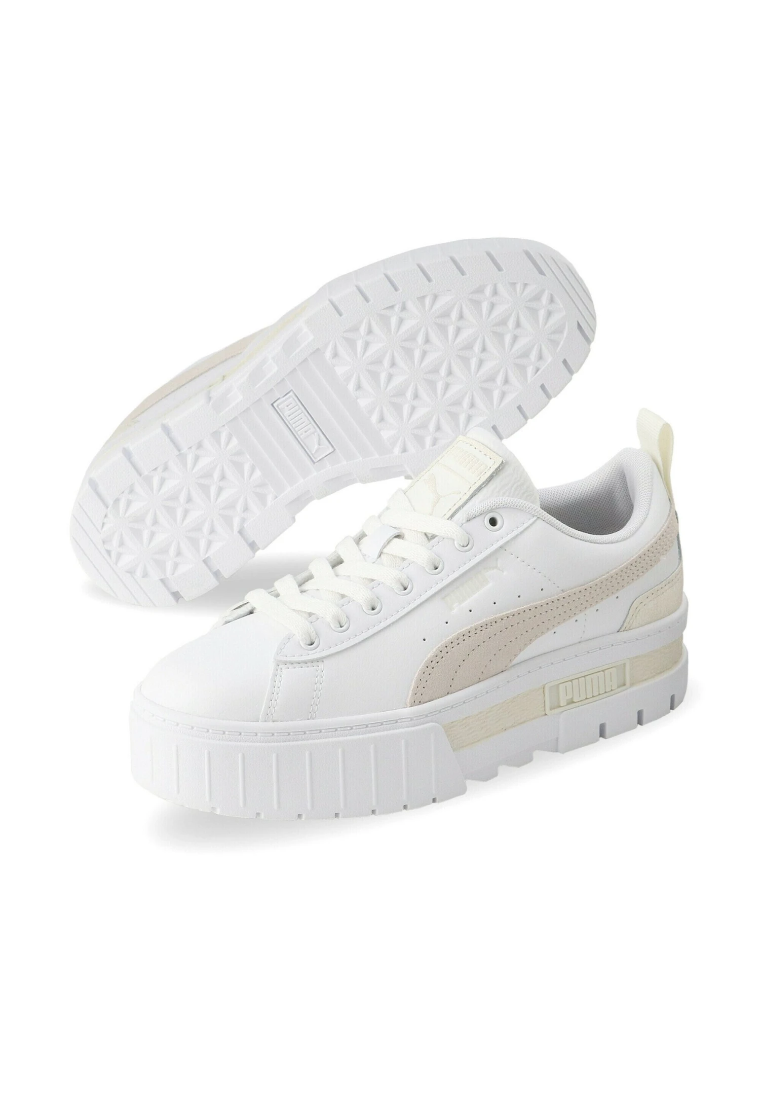 Puma Mayze Ow S - Sneakers Laag - White Vapor Gray Warm White 2 Puma Mayze Ow S - Sneakers Laag - White Vapor Gray Warm White - Image 2