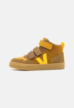Veja Small V-10 Mid Unisex - Sneakers Hoog - Multi-Coloured/Camel/Tonic