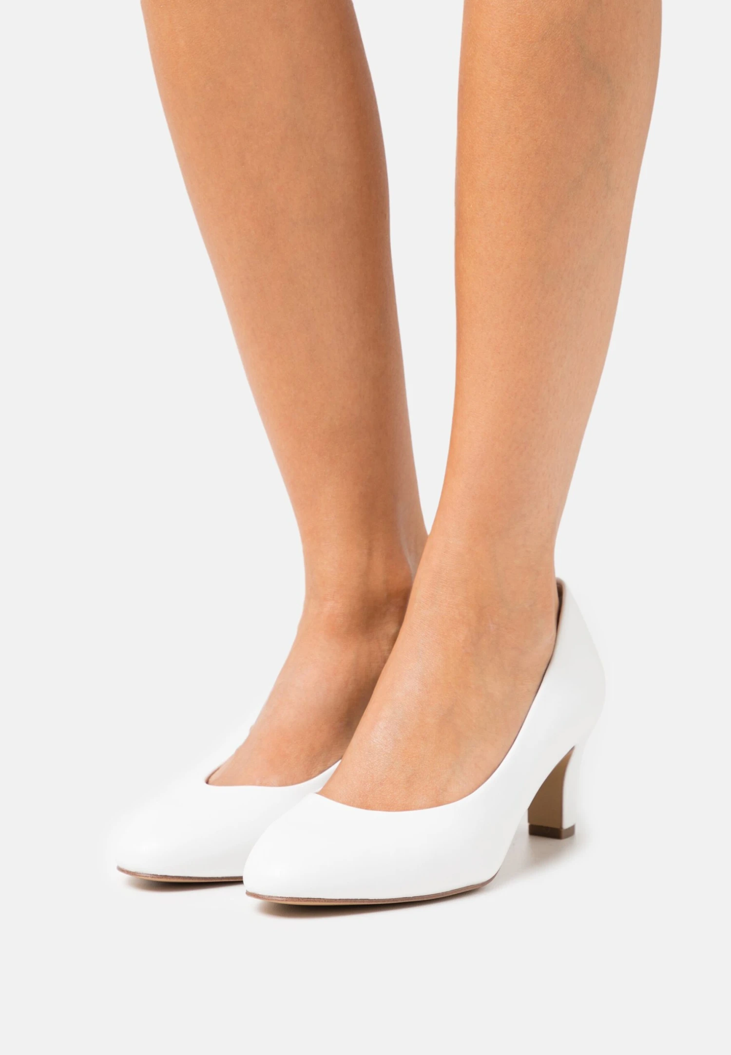 Tamaris Klassieke Pumps - White Matt 1 Tamaris Klassieke Pumps - White Matt